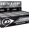 Dunlop Competition Single Yellow Dot Squash Balls 12 Pack -Sports Equipment Store dunlop competition single yellow dot squash balls 12 pack 44586 60690.1698769714
