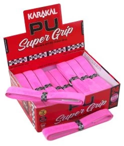 Karakal PU Super Grip Universal Replacement Grip 24 Pack -Sports Equipment Store karakal pu super grip universal replacement grip 24 pack pink 48546 09029.1698769683