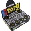 Karakal Single Yellow Dot Squash Balls 12 Pack -Sports Equipment Store karakal single yellow dot squash balls 12 pack 38858 97135.1698770663