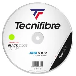 Tecnifibre BlackCode 17 1.24mm 200M Reel -Sports Equipment Store tecnifibre blackcode 17 1 24mm 200m reel green 76333 39388.1698769945