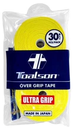Toalson Ultra Overgrip 30 Pack -Sports Equipment Store toalson ultra overgrip 30 pack yellow 25456 30658.1698771468
