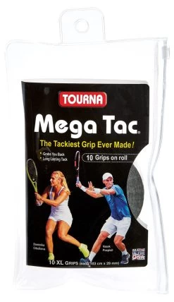 Tourna Mega Tac XL Overgrip 10 Pack -Sports Equipment Store tourna mega tac xl overgrip 10 pack black 65387 62315.1698772007