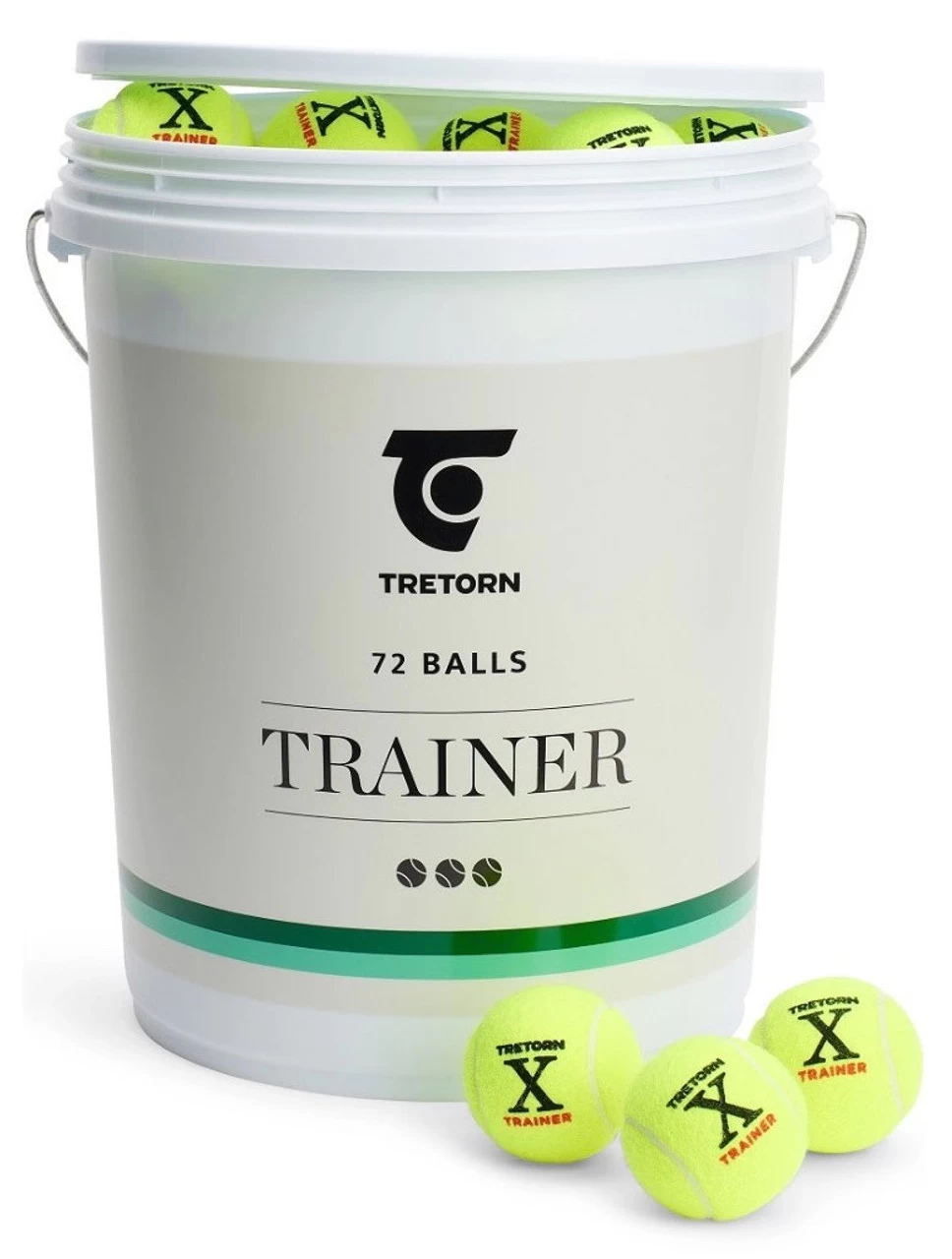 Tretorn Micro X Trainer Tennis Balls 72 Bucket 3 Tretorn Micro X Trainer Tennis Balls 72 Bucket