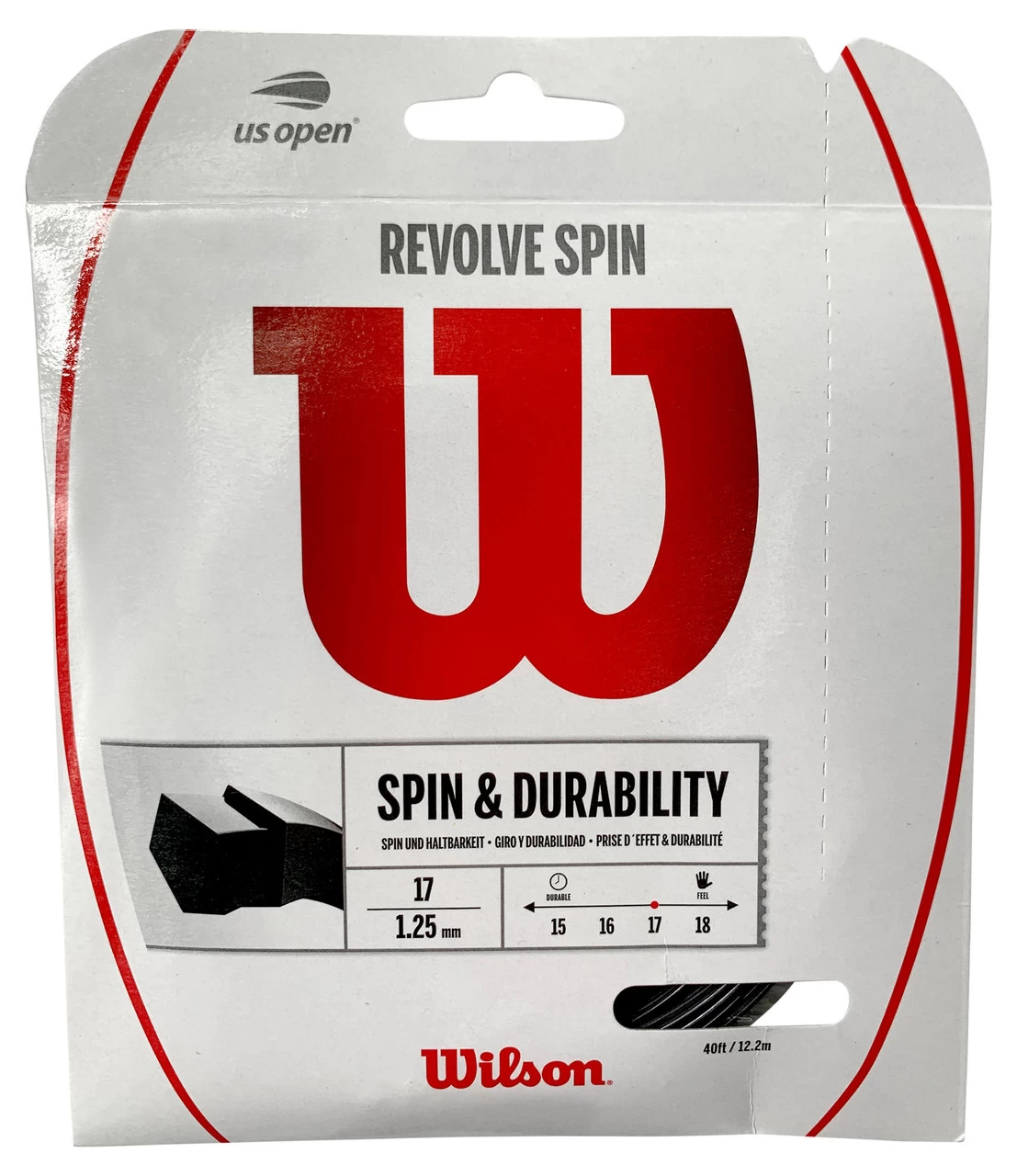 Wilson Revolve Spin 17 1.25mm Set 3 Wilson Revolve Spin 17 1.25mm Set