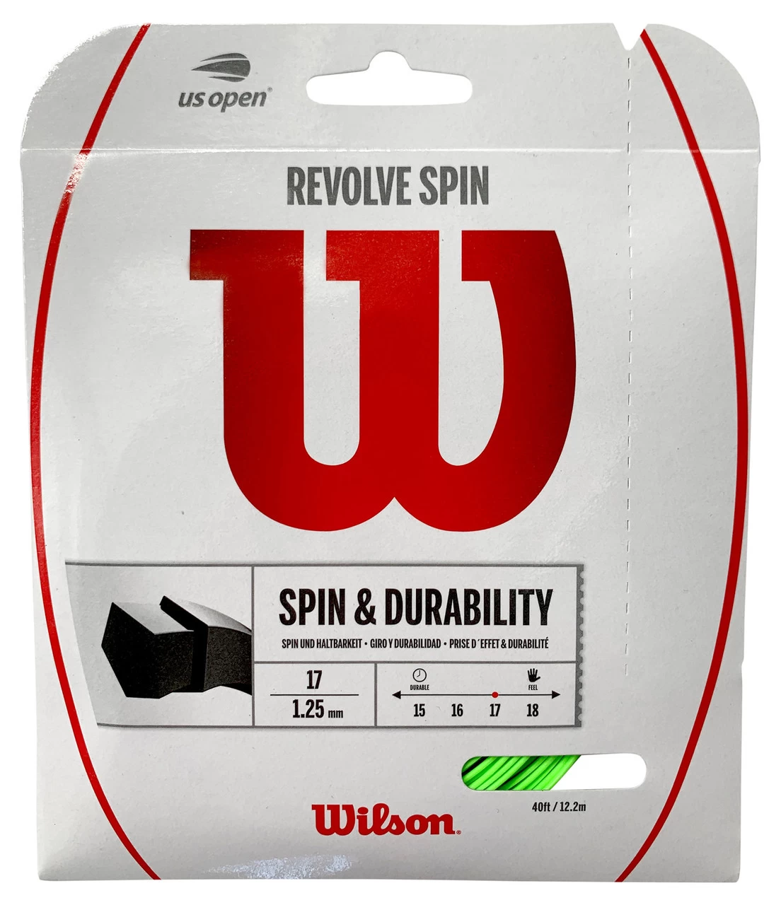 Wilson Revolve Spin 17 1.25mm Set 4 Wilson Revolve Spin 17 1.25mm Set - Image 2