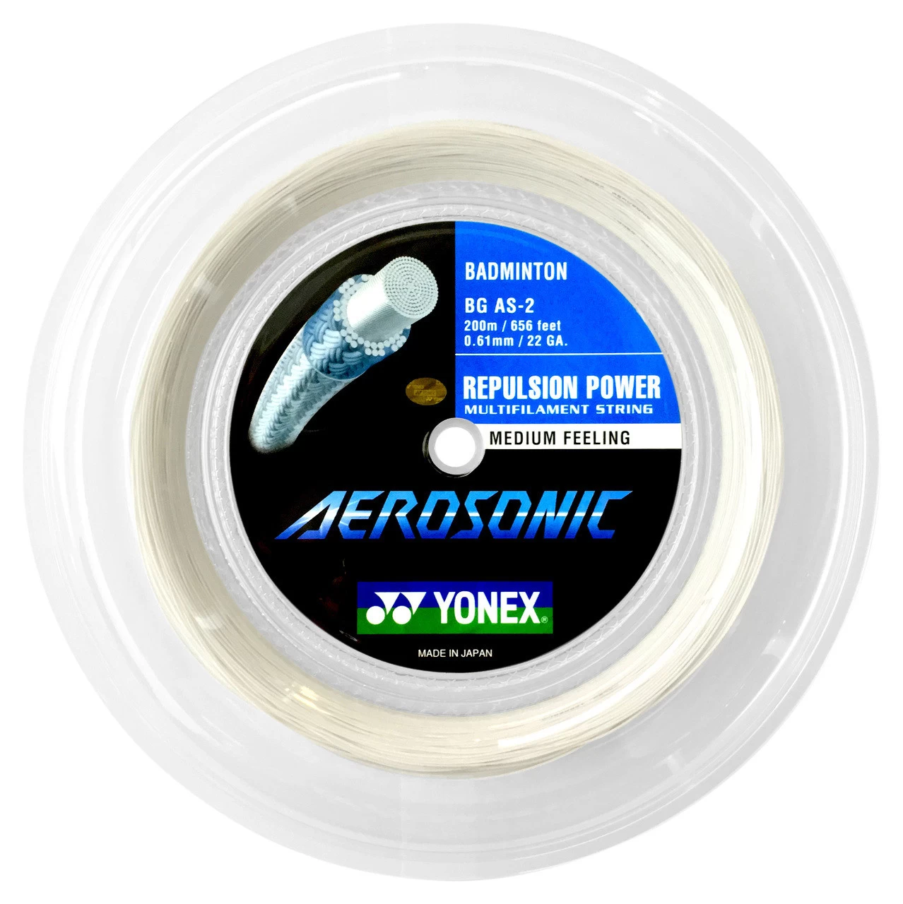 Yonex Aerosonic 0.61mm Badminton 200M Reel 3 Yonex Aerosonic 0.61mm Badminton 200M Reel